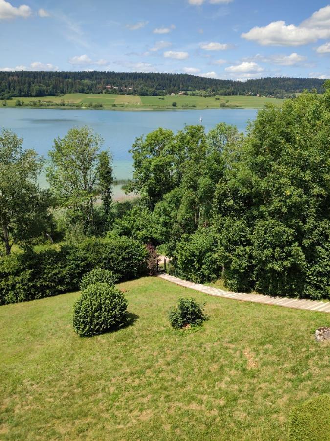Duplex Le Reflet Du Lac Malbuisson Esterno foto